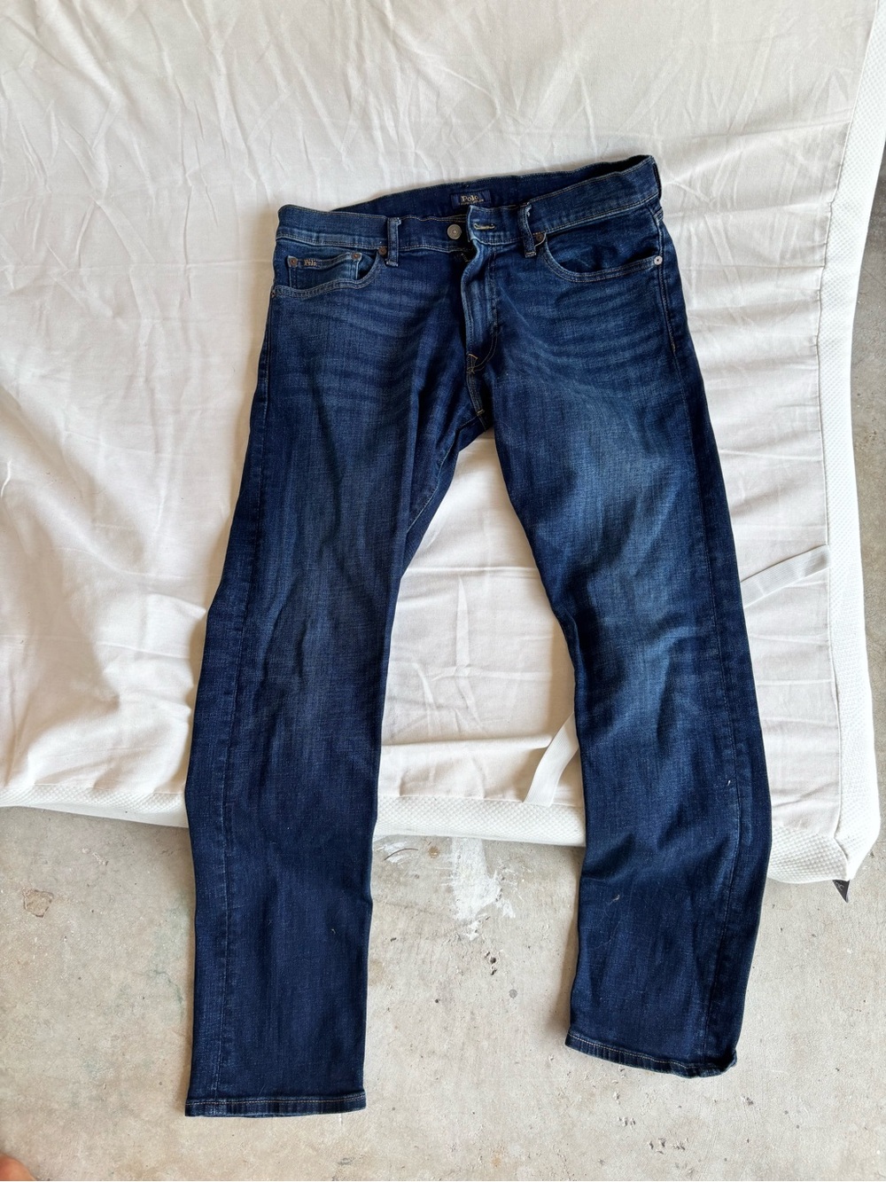 Polo Ralph Lauren Slim Straight Men's Jeans in Dark Blue